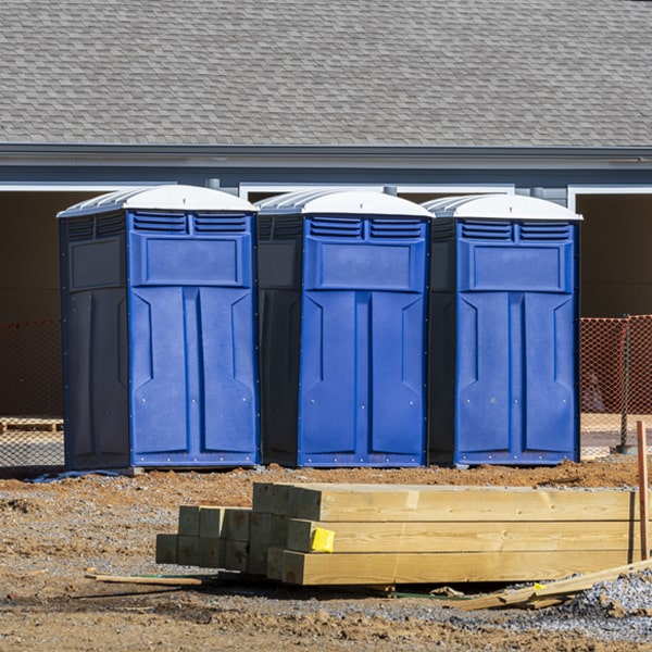 how do you dispose of waste after the portable restrooms have been emptied in Bonita